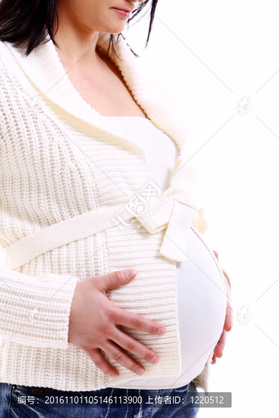 年輕美麗的孕婦