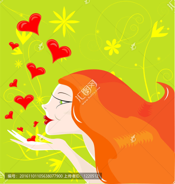 紅頭發(fā)的女孩