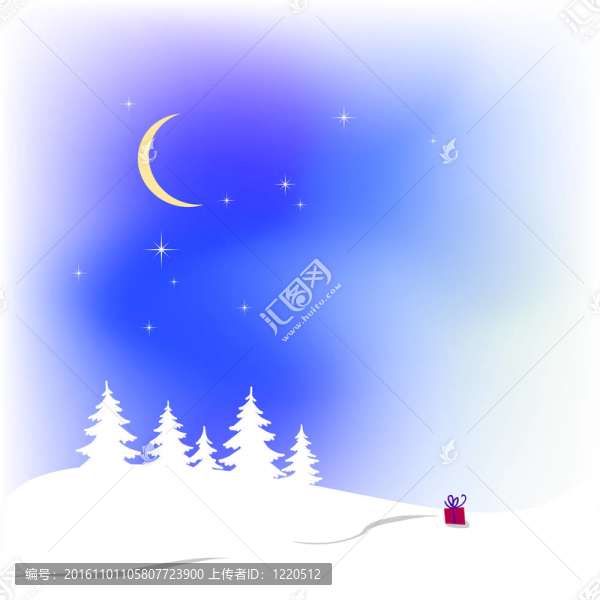 雪的圣誕背景
