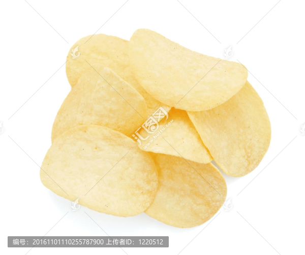 堆土豆片