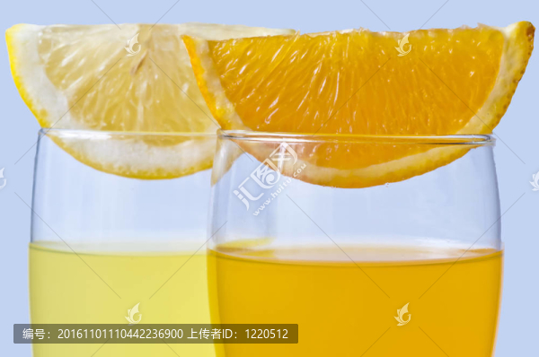 橙汁和檸檬汁