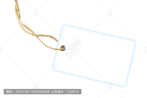 空白的禮物標簽