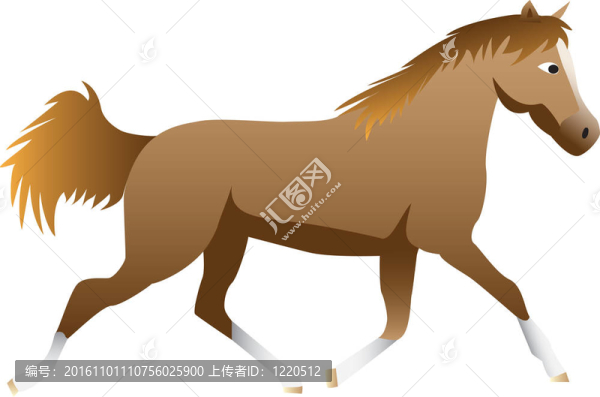 卡通馬