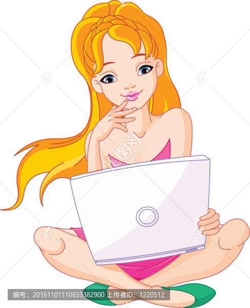 坐在墊子上的年輕女人