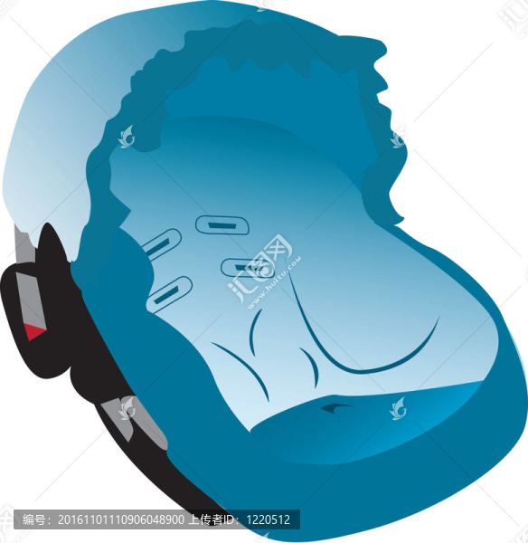 汽車座椅的插圖