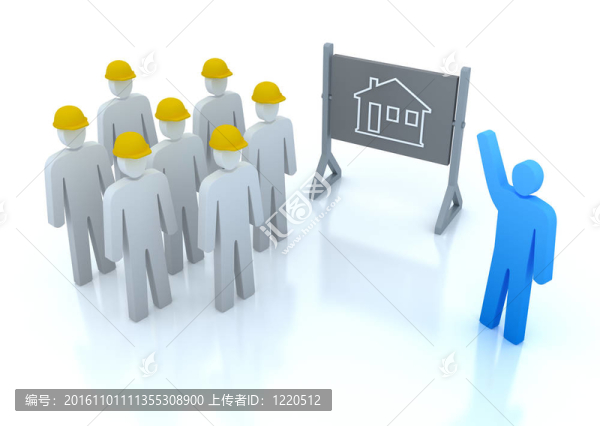 我們的團隊準備建造房子