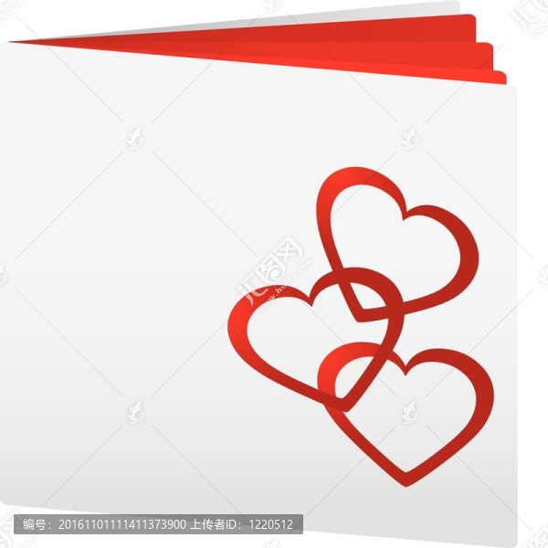 書三心為愛書；插圖