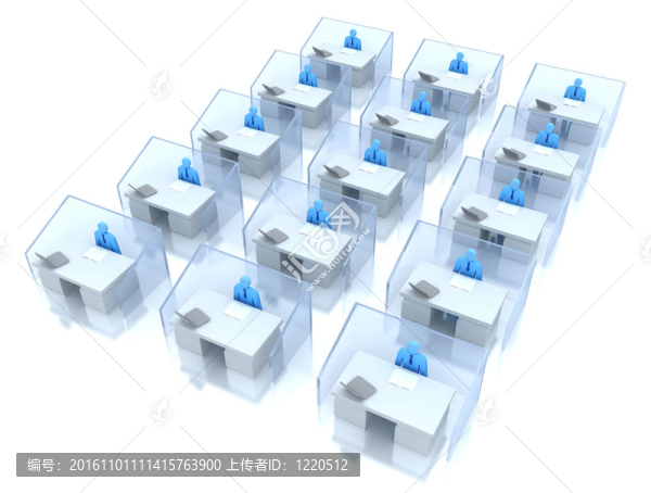 白色現(xiàn)代辦公室。3d