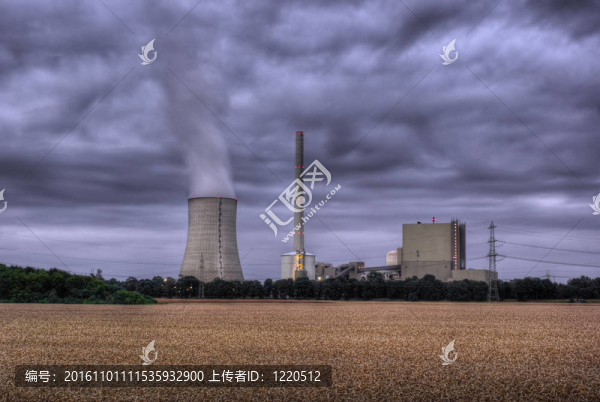 發(fā)電廠和糧田