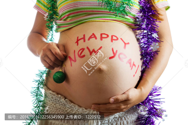 新年快樂的肚皮！