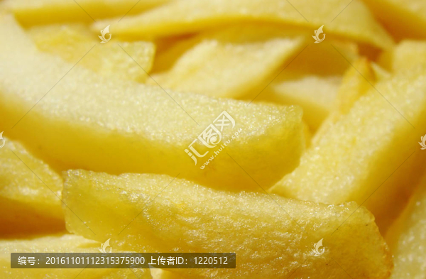 黃金烤薯條，他們第一次烘烤