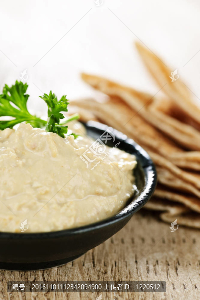 皮塔面包豆沙