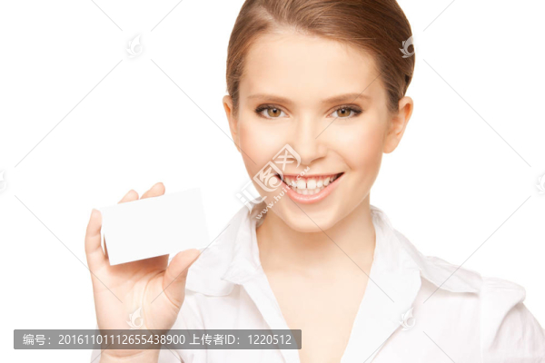 帶名片的女人