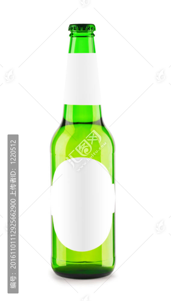 帶有標(biāo)簽的隔離瓶啤酒