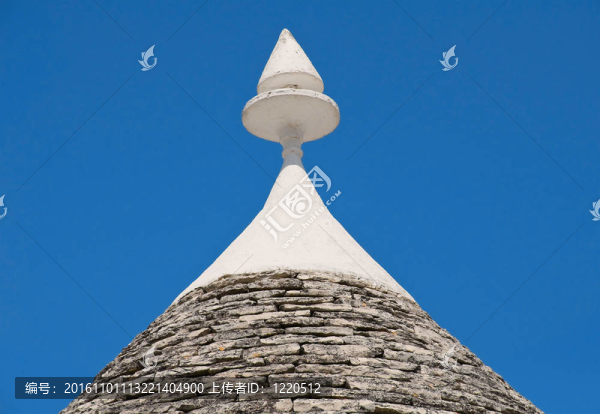 Trullo。阿爾貝羅貝洛。Apulia。