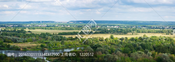 夏季景觀全景