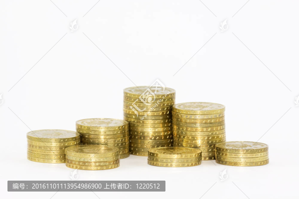 一堆硬幣