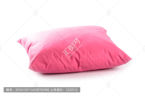 粉紅色的枕頭
