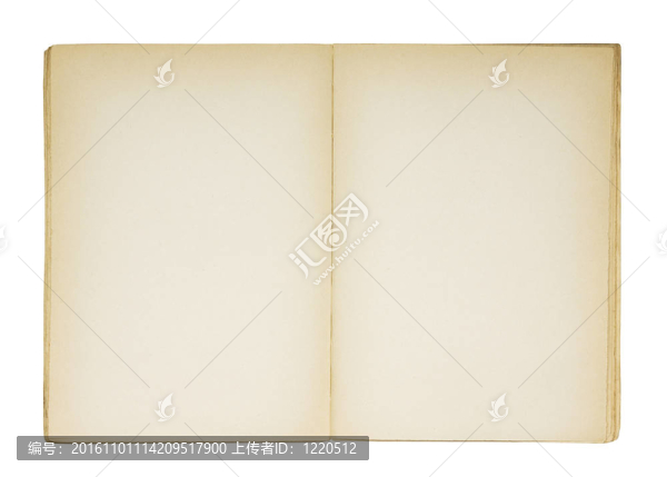 打開(kāi)舊的空白的書(shū)