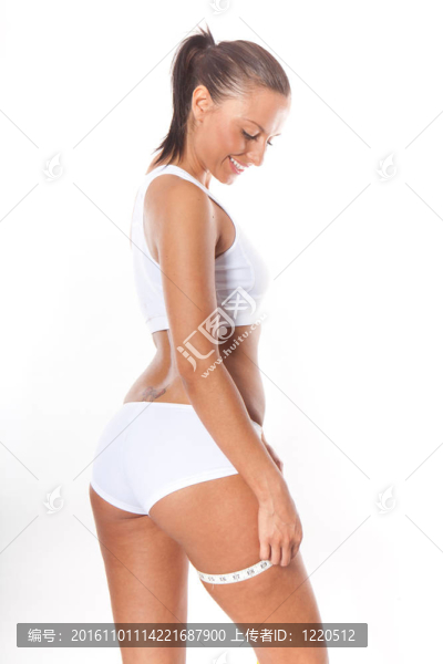 美麗健康的女人