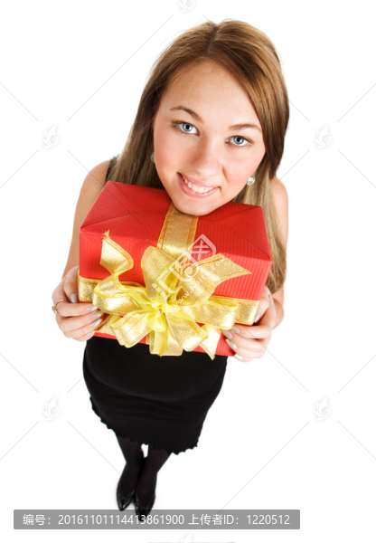 金發(fā)女郎和禮物