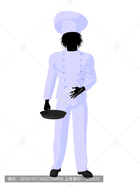 男廚師藝術(shù)插圖剪影