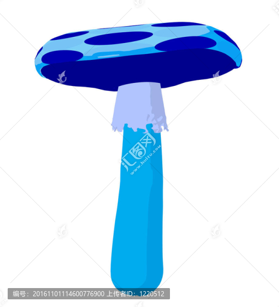 圓點的蘑菇的插圖藝術