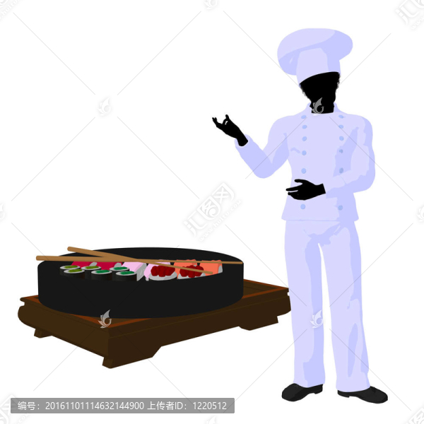非洲裔美國廚師藝術剪影
