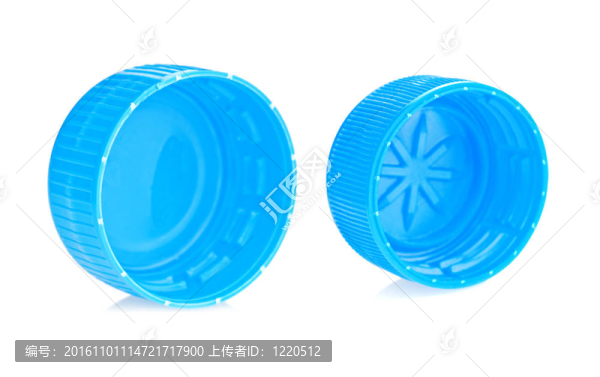 兩個藍色蓋子隔離