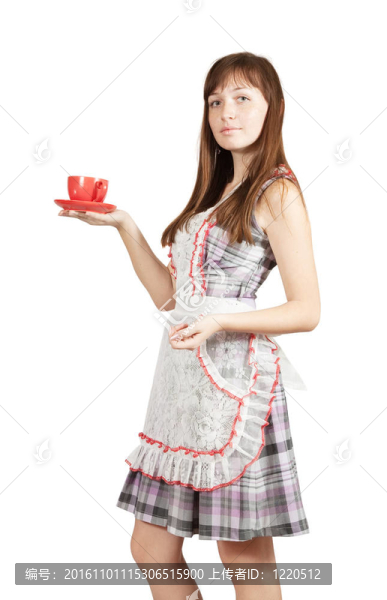帶茶杯的女孩