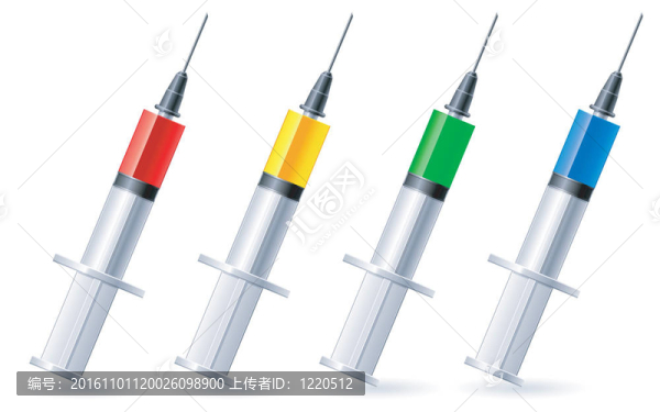 注射器。