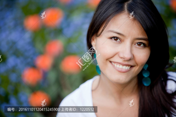 女人肖像戶外