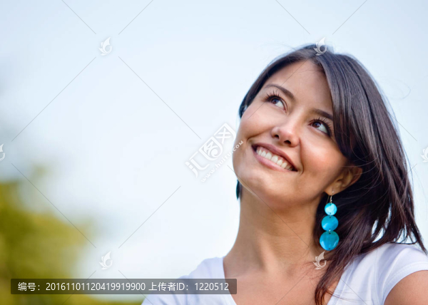 體貼的女人肖像