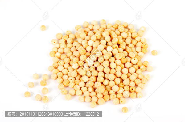 白色干豌豆種子