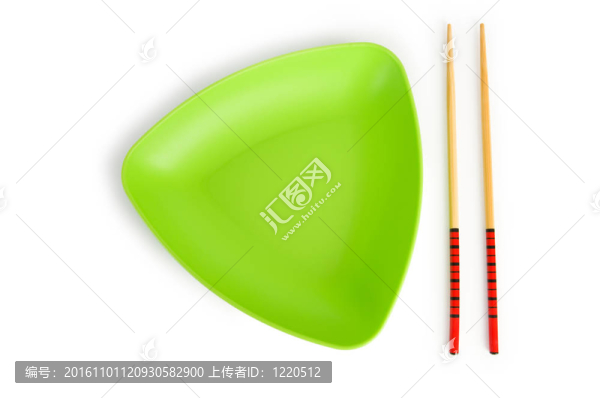 亞洲食品概念與板和筷子