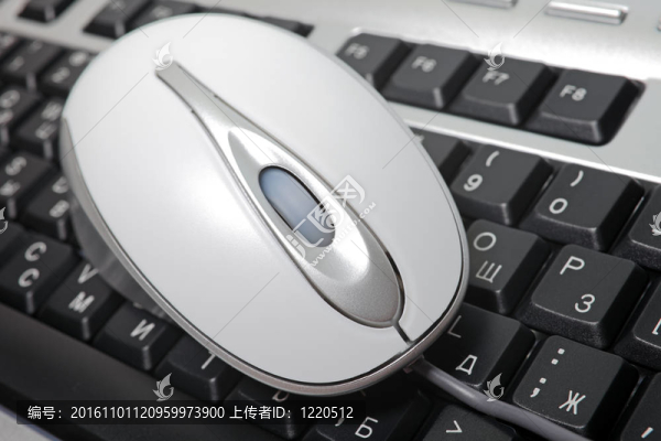 鼠標(biāo)鍵盤微距攝影。