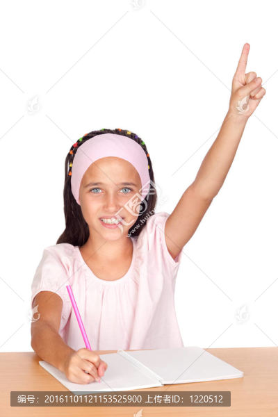 學生的小女孩