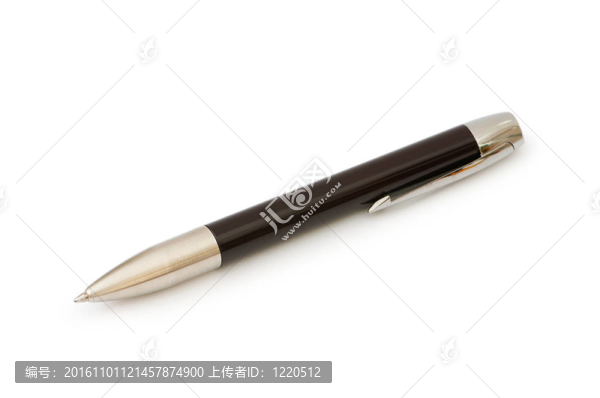 白色背景下的書(shū)寫(xiě)筆