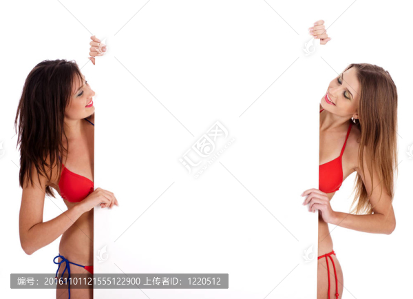 性感模特比基尼持牌加