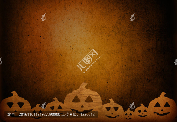 萬圣節(jié)背景與南瓜朋友