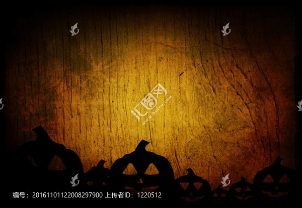 萬(wàn)圣節(jié)背景與南瓜朋友