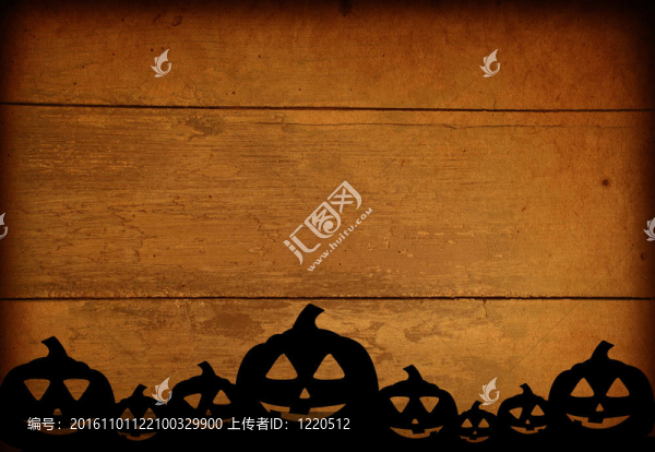 萬(wàn)圣節(jié)背景與南瓜朋友