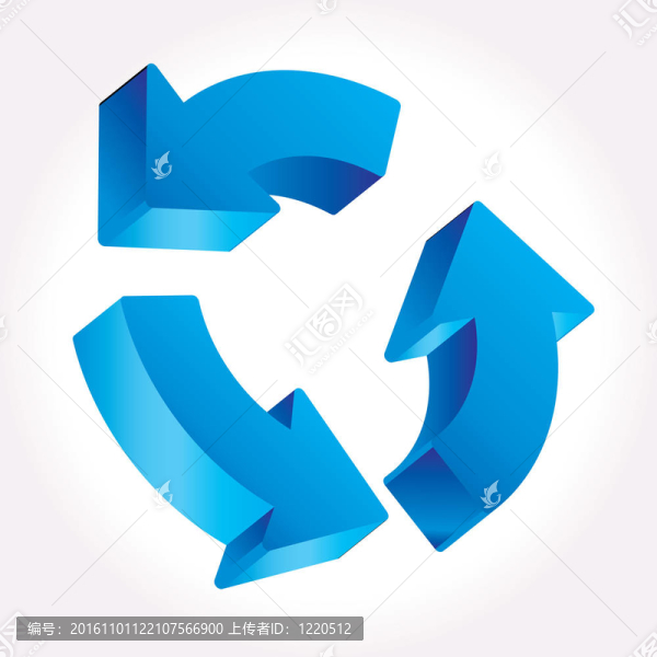 箭頭向量的三維