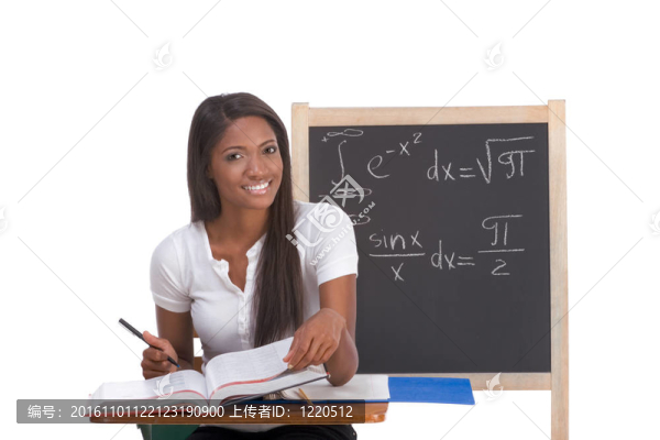 布萊克大學(xué)女生學(xué)習(xí)數(shù)學(xué)考試