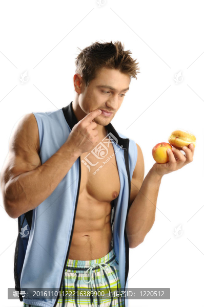 男子與小吃