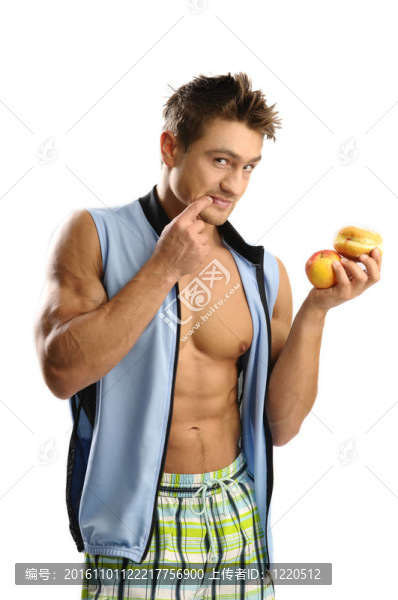 男子與小吃