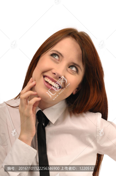 襯衫和領(lǐng)帶的女人