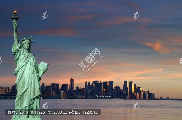 紐約自由女神旅游概念