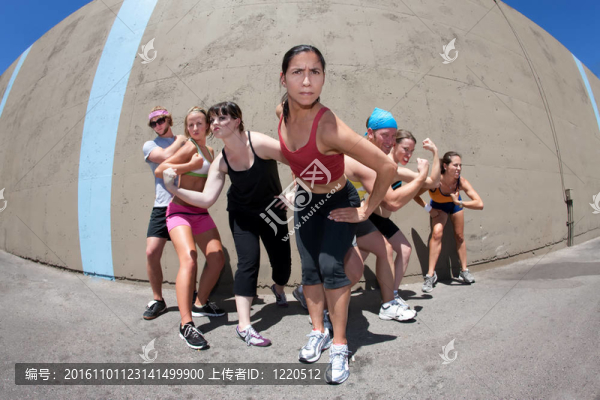 運動員的姿勢