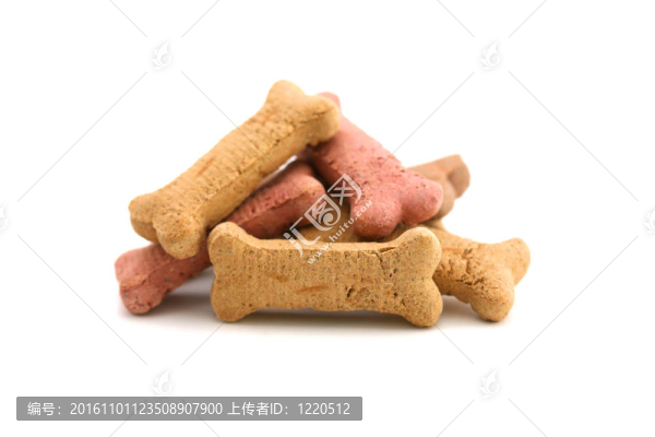 狗餅干堆